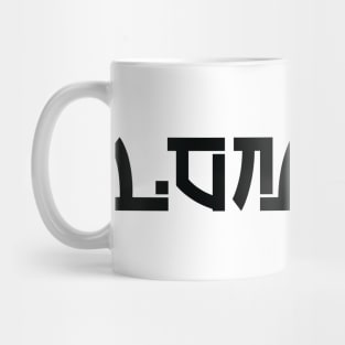 London Black Mug